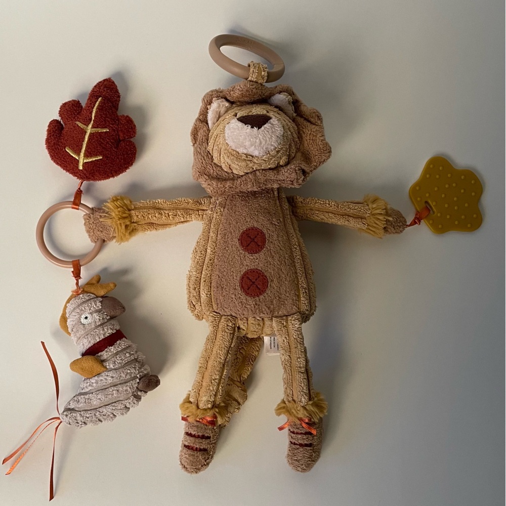 JellyCat 12" Cordy Roy LION Plush Activity Baby Toy.